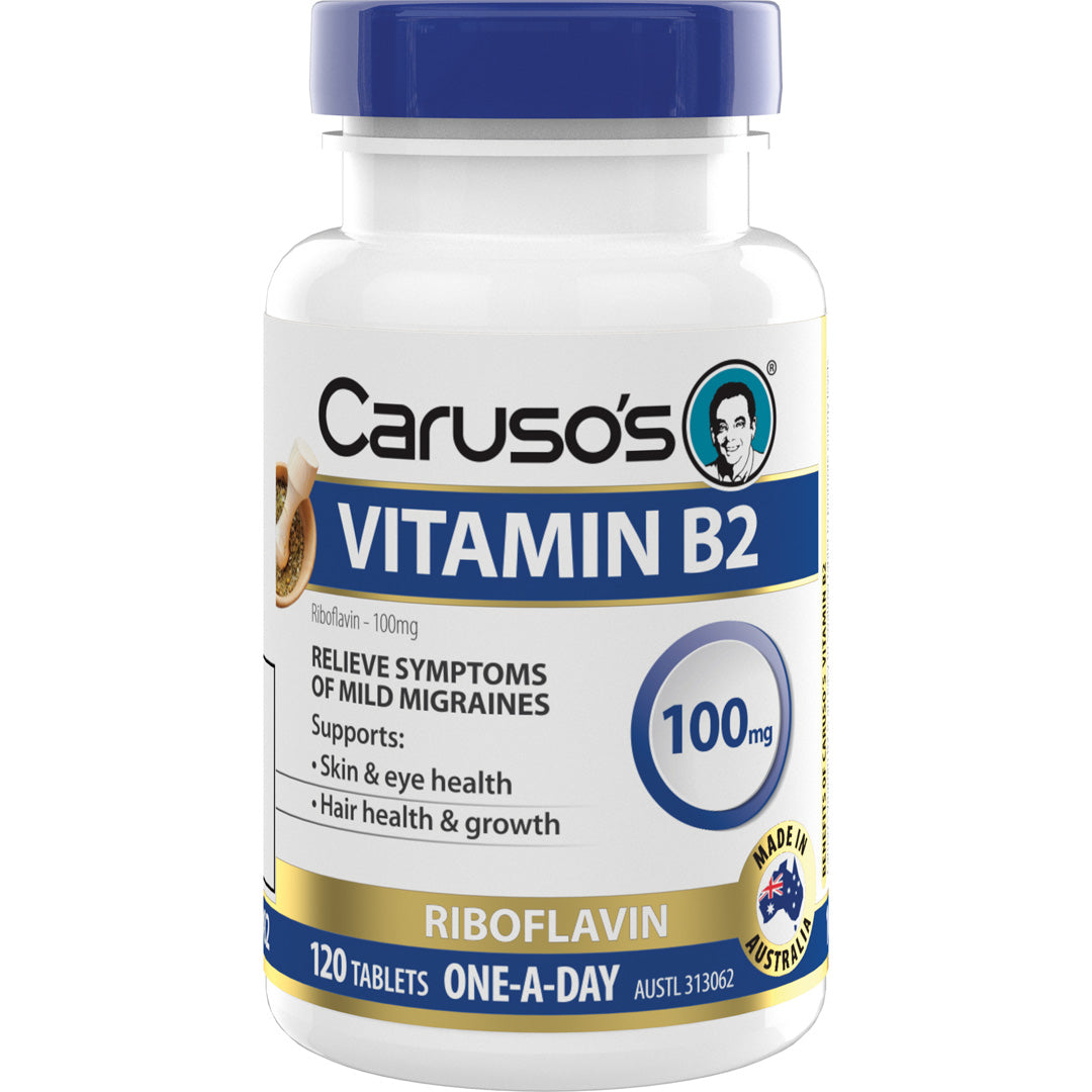 Caruso s Vitamin B2 100mg Evelyn Faye Nutrition