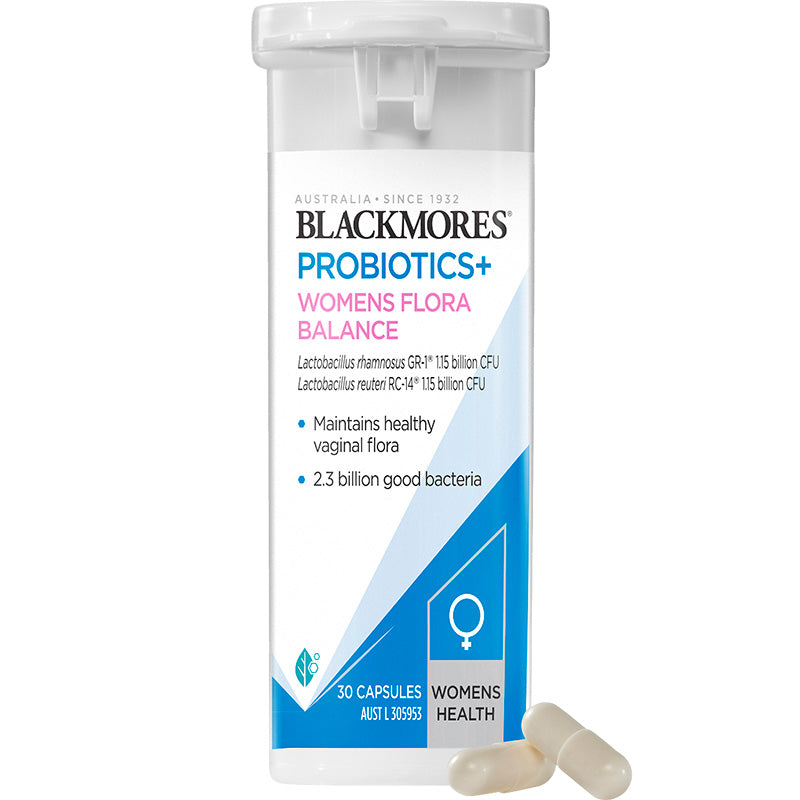 Blackmores Probiotics Womens Flora Balance Maintains healthy vaginal flora Evelyn Faye Nutrition