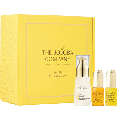 The Jojoba Company AM/PM Firm & Glow 2024 Holiday Set