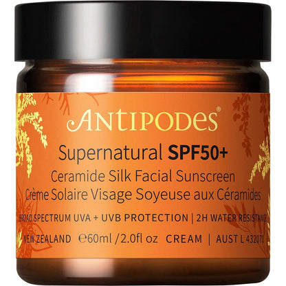 Antipodes Supernatural SPF50+ Ceramide Silk Facial Sunscreen