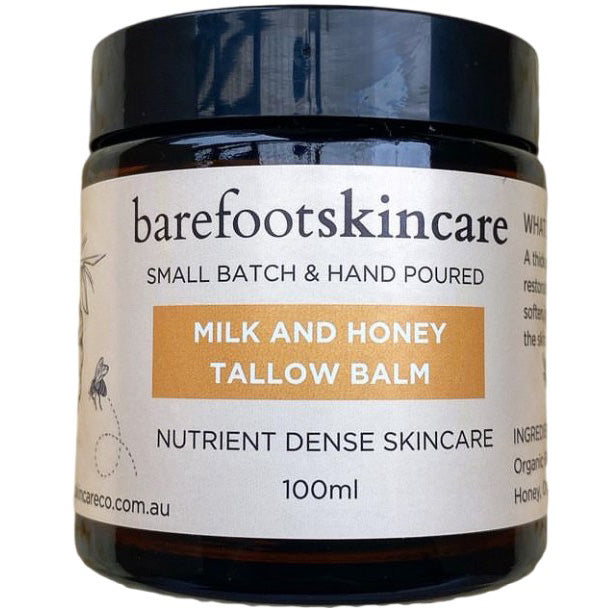 Barefoot Skincare Milk and Honey Tallow Balm