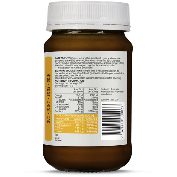 Best Of The Bone Broth Concentrate Manuka Honey, Ginger & Cinnamon