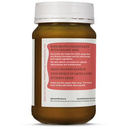 Best Of The Bone Broth Concentrate Organic Miso