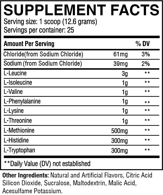 Raw Nutrition EAA Essential Amino Acids