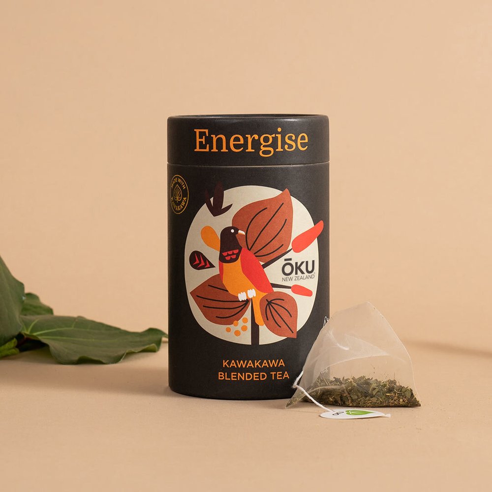 Oku Energise Kawakawa & Sencha Green Blended Tea