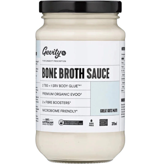 Gevity Rx Bone Broth Sauce Great Guts Mayo