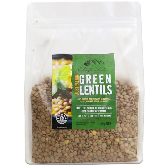 Chef's Choice Australian Large Green Lentils