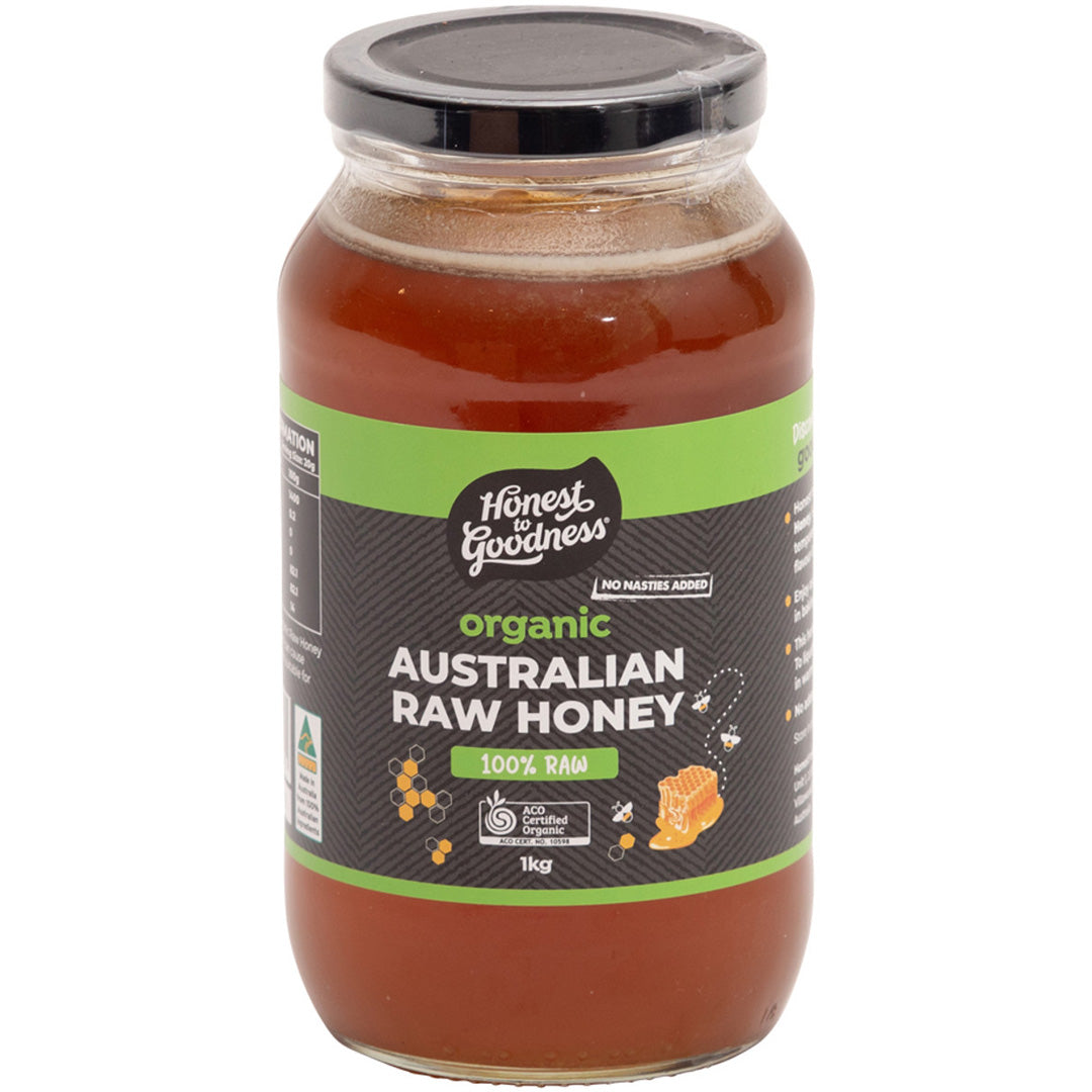 Honest to Goodness Organic Australian Raw Honey