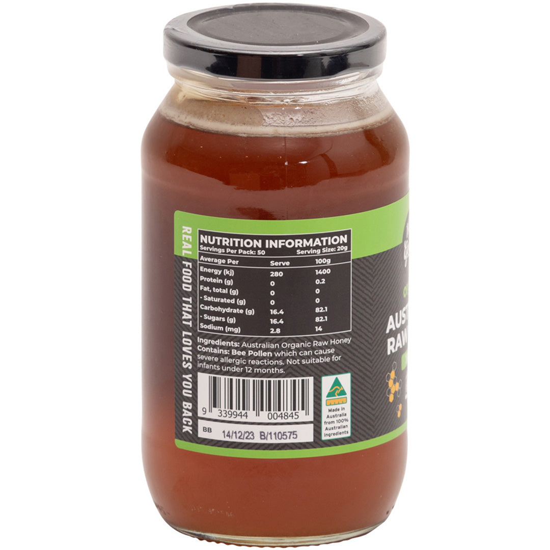 Honest to Goodness Organic Australian Raw Honey