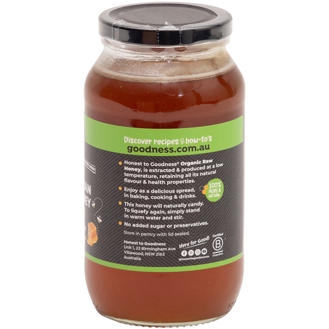 Honest to Goodness Organic Australian Raw Honey