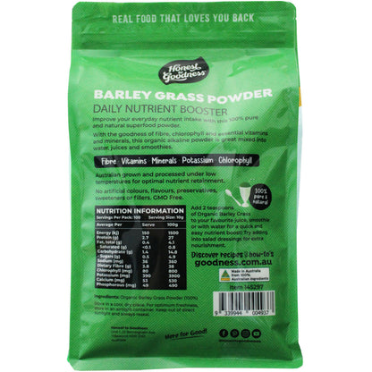 Honest to Goodness Organic Barley Grass Powder