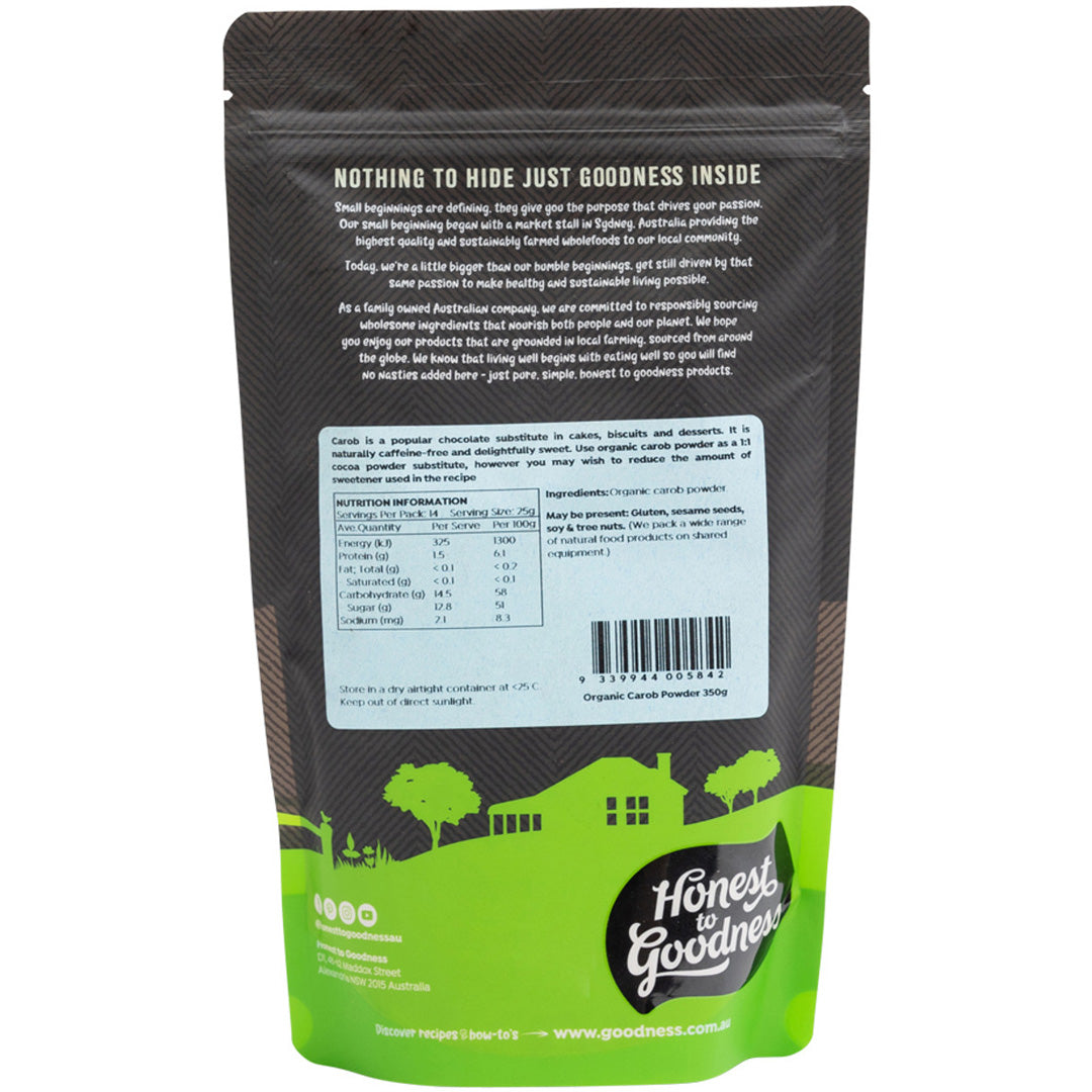 Honest to Goodness Organic Carob Powder