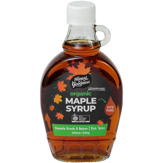 Honest to Goodness Organic Maple Syrup