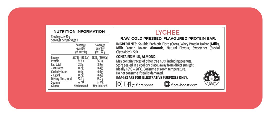 Fibre Boost Cold Pressed Protein Bar