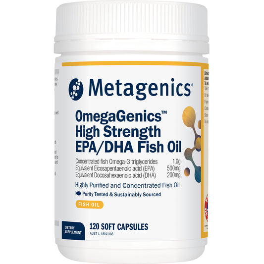 Metagenics OmegaGenics High Strength EPA DHA Fish Oil