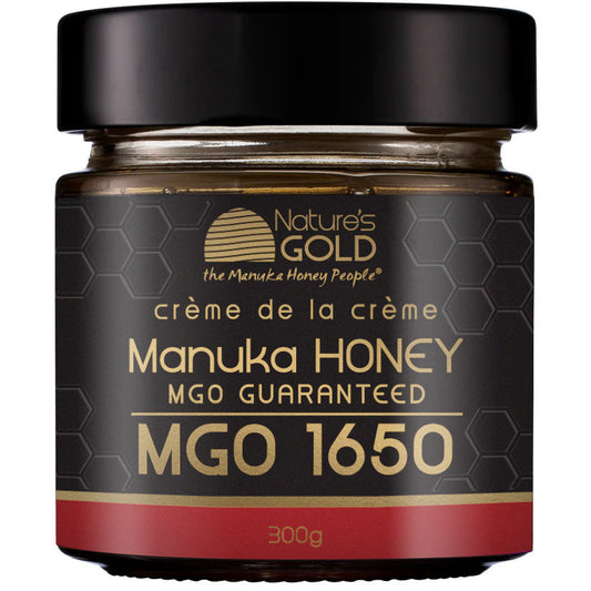 Nature's Gold 100% Raw Australian Manuka Honey MGO 1650