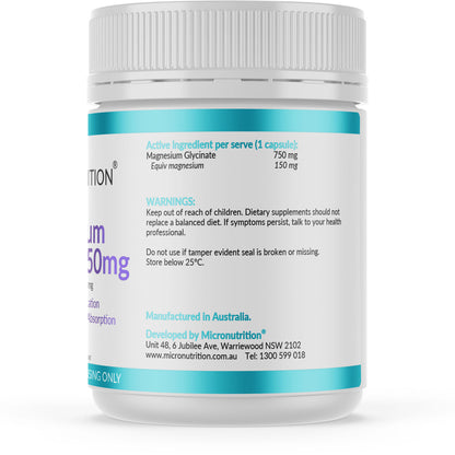 Micronutrition Magnesium Glycinate 750mg