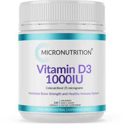 Micronutrition Vitamin D3 1000IU