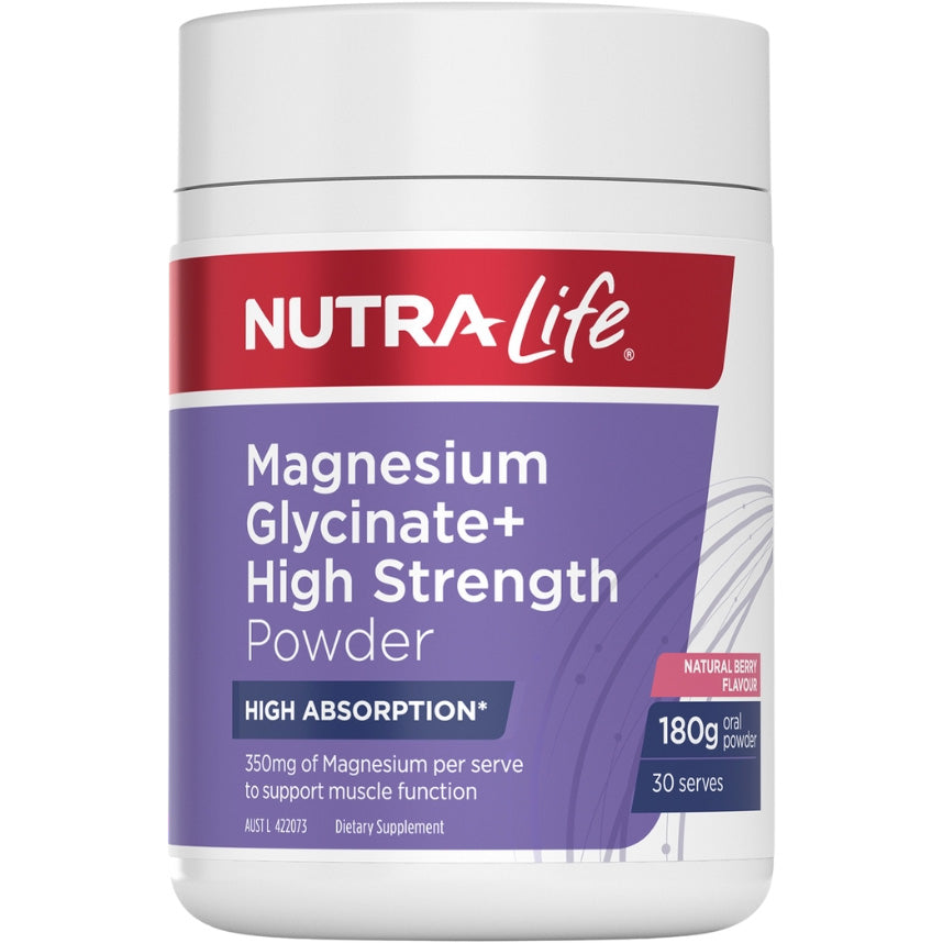 Nutra-Life Magnesium Glycinate+ High Strength Powder