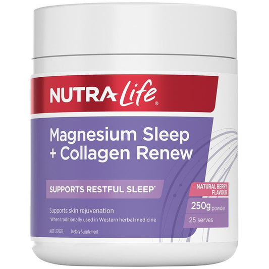 Nutra-Life Magnesium Sleep + Collagen Renew