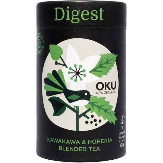 Oku Digest Kawakawa & Peppermint Blended Tea