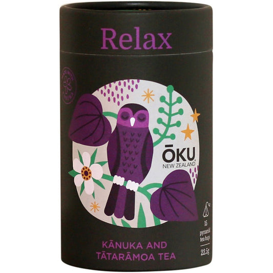 Oku Relax Kanuka & Chamomile Blended Tea