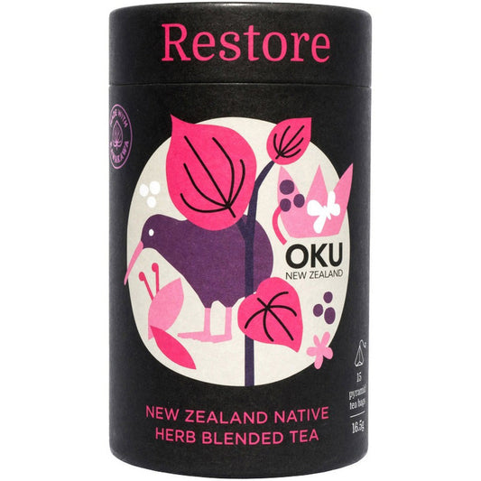 Oku Restore New Zealand Native Herb Blended Tea