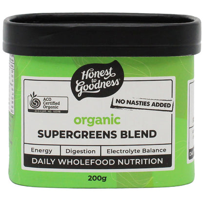 Honest to Goodness Organic SuperGreens Blend