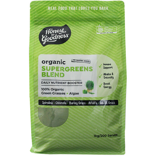 Honest to Goodness Organic SuperGreens Blend