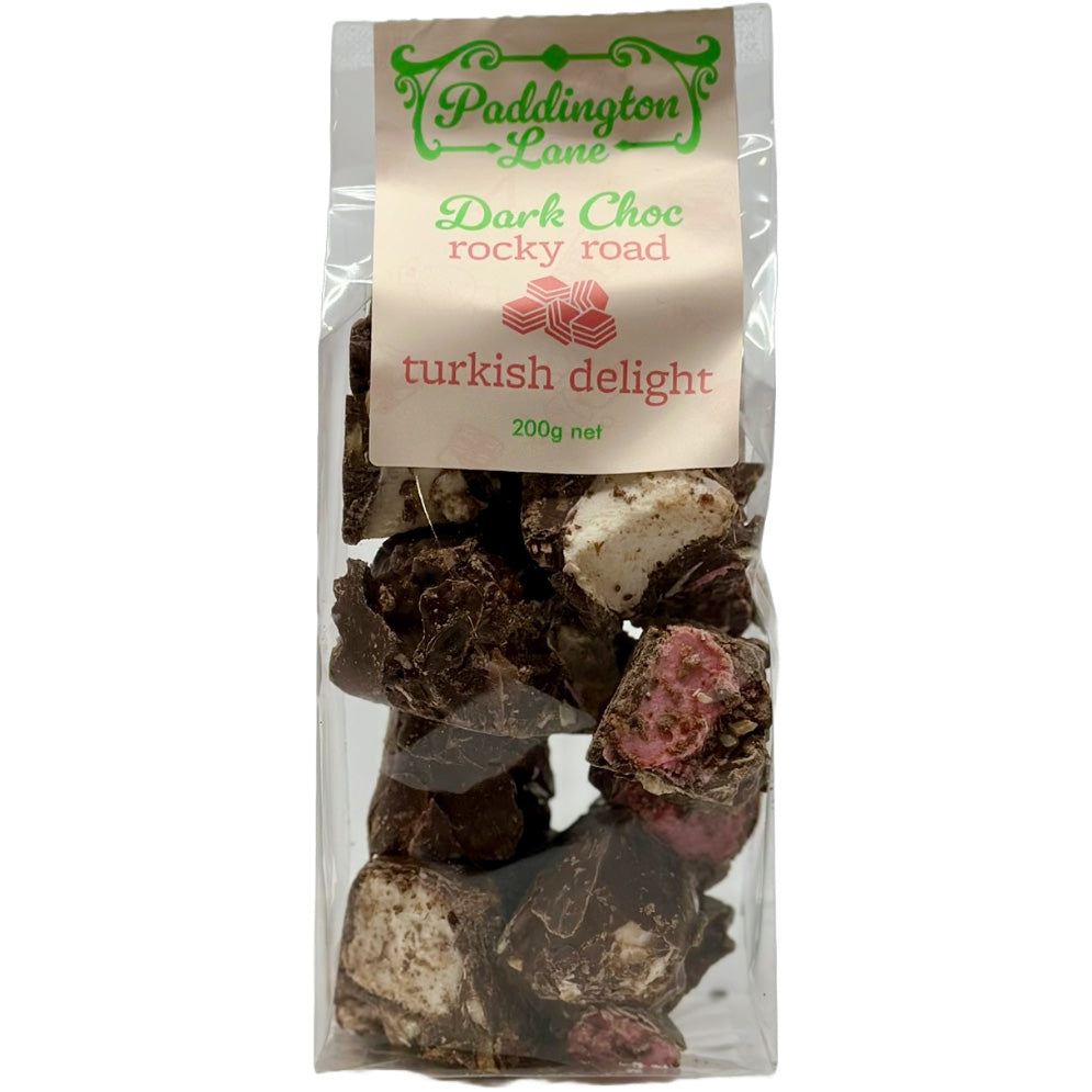 Paddington Lane Dark Choc Rocky Road Turkish Delight