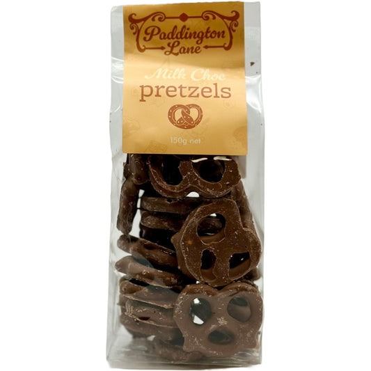 Paddington Lane Milk Choc Pretzels