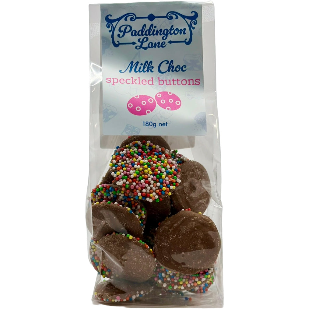 Paddington Lane Milk Choc Speckled Buttons