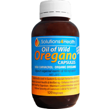 Solutions 4 Health Oil of Wild Oregano Capsules