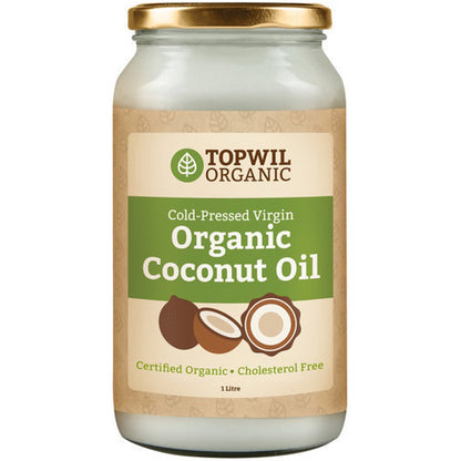 Topwil Organic Cold-Pressed Virgin Organic Coconut Oil