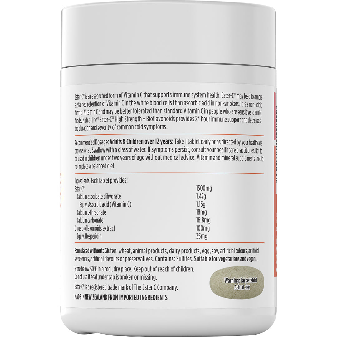 Nutra-Life Ester-C High Strength + Bioflavonoids