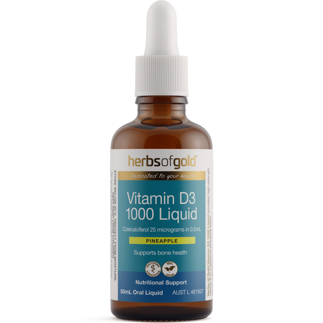 Herbs of Gold Vitamin D3 1000 Liquid