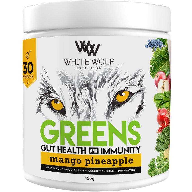 White Wolf Greens+ Gut Health And Immunity