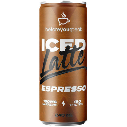 Before You Speak Iced Latte Can