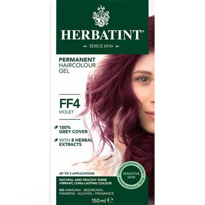 Herbatint Permanent Hair Colour Gel Flash Fashion Tones - FF4 (Violet)