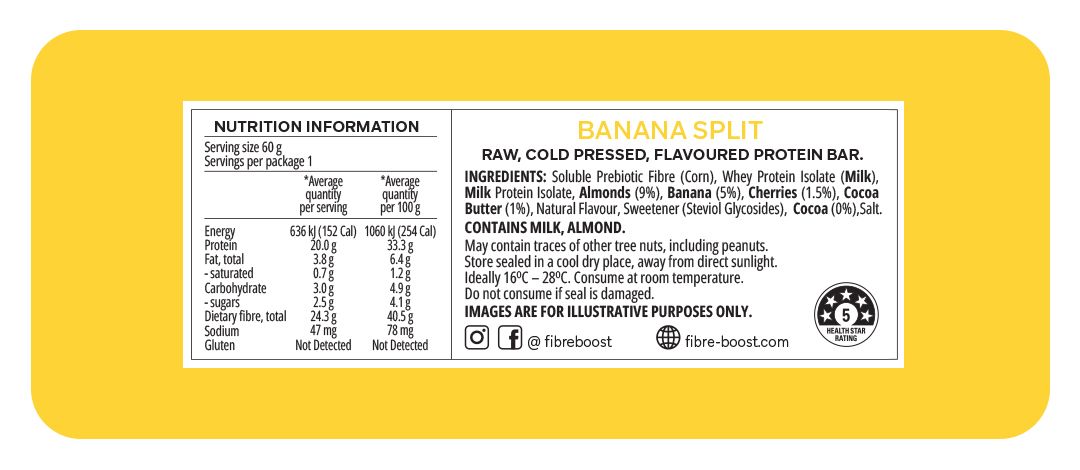 Fibre Boost Cold Pressed Protein Bar