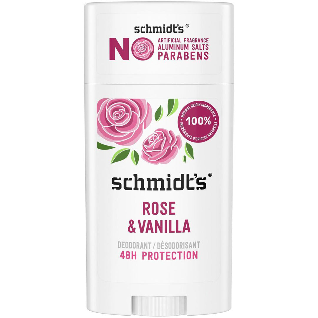 Schmidt's Rose + Vanilla Deodorant