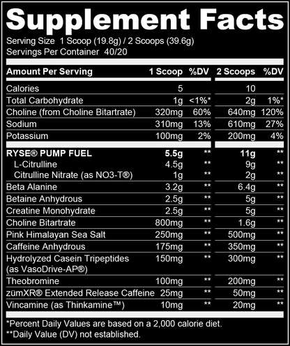 Ryse Up Supplements Godzilla Pre-Workout