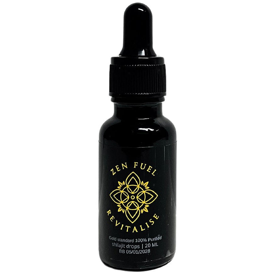 Zen Fuel Revitalise Gold Standard 100% Purified Shilajit Drops