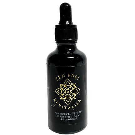 Zen Fuel Revitalise Gold Standard 100% Purified Shilajit Drops