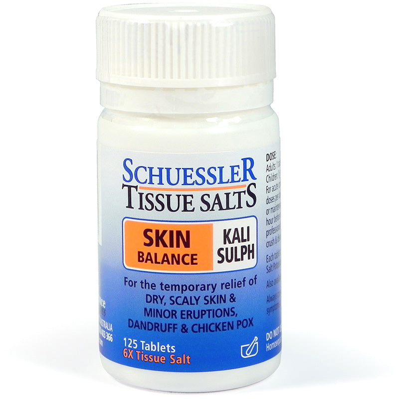 Schuessler Tissue Salts Kali Sulph (Potassium Sulphate) - Skin Balance ...