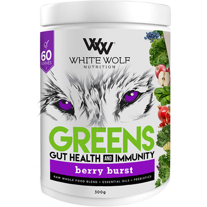 White Wolf Greens+ Gut Health And Immunity