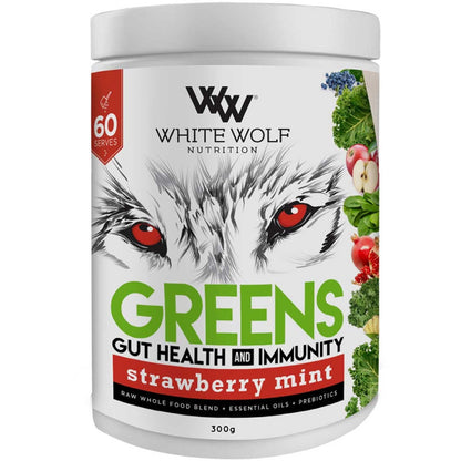 White Wolf Greens+ Gut Health And Immunity